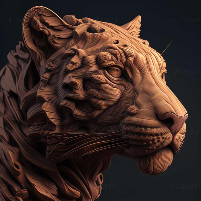 3D модель Пантера (STL)